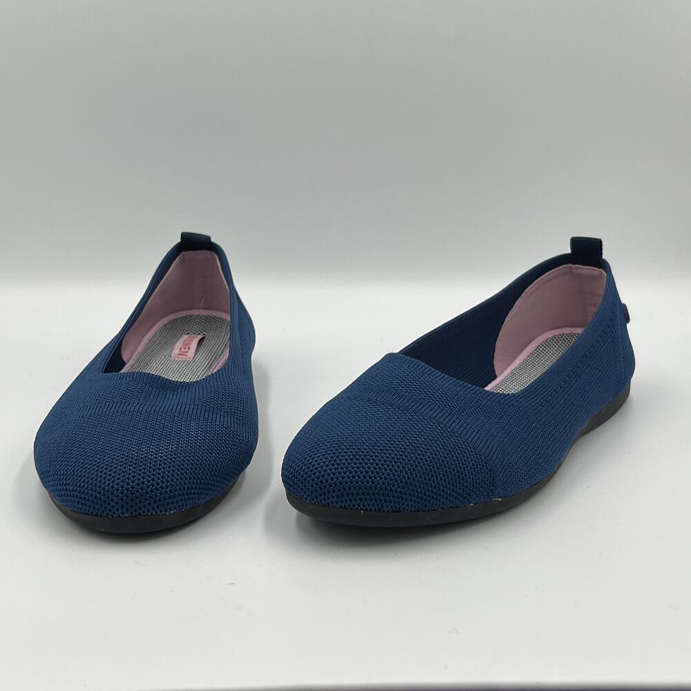 Giesswein Dark Blue Round Toe Ballerina Flats Shoes 40 EU 9 US